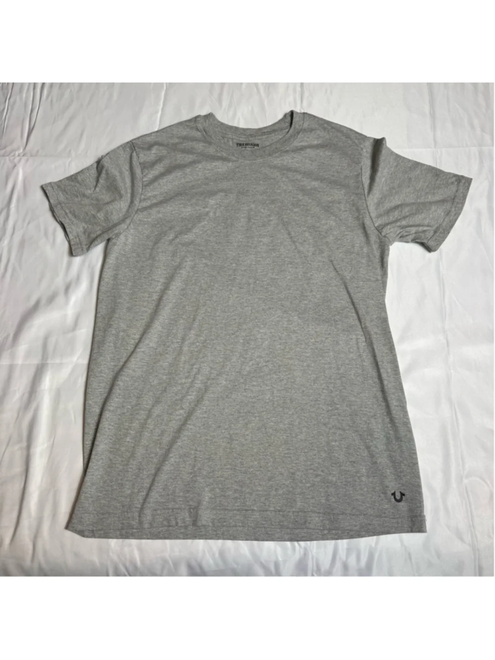 Men's True Religion Short Sleeve Tee Shirt Grey Size M